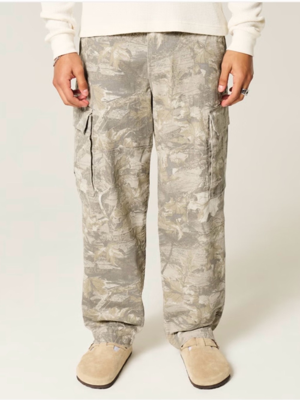 NWT Hollister Camo Skater Baggy Cargo Pants, Sz 31x30
